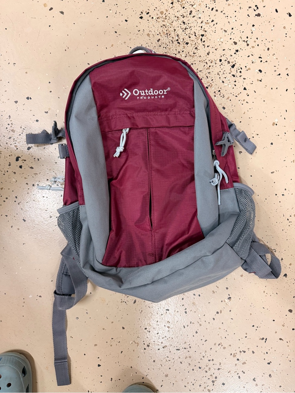 Outdoor Products Men's Maroon and Gray Everyday Backpack